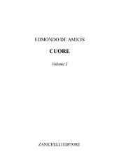 E-book, Cuore : volume I., Zanichelli