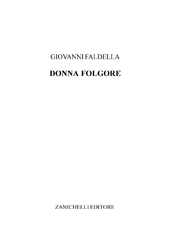 eBook, Donna Folgore, Faldella, Giovanni, Zanichelli