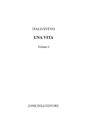 E-book, Una vita : volume I., Zanichelli