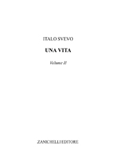 E-book, Una vita : volume II., Svevo, Italo, Zanichelli