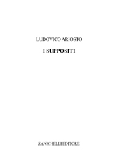 E-book, I suppositi, Ariosto, Ludovico, Zanichelli