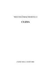 E-book, Clizia, Machiavelli, Niccolò, Zanichelli