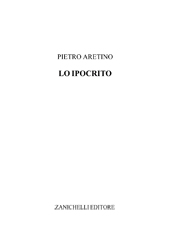 eBook, Lo Ipocrito, Zanichelli