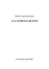 E-book, La clemenza di Tito, Zanichelli