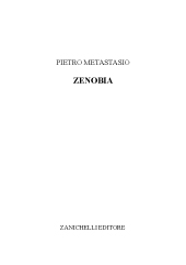 eBook, Zenobia, Metastasio, Pietro, Zanichelli