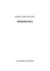 eBook, Ipermestra, Metastasio, Pietro, Zanichelli