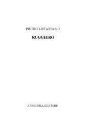 eBook, Ruggiero, Metastasio, Pietro, Zanichelli