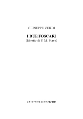 eBook, I due Foscari, Verdi, Giuseppe, Zanichelli