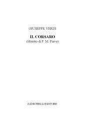 eBook, Il corsaro, Verdi, Giuseppe, Zanichelli