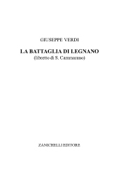 E-book, La battaglia di Legnano, Zanichelli