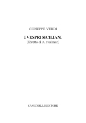 eBook, I vespri siciliani, Verdi, Giuseppe, Zanichelli
