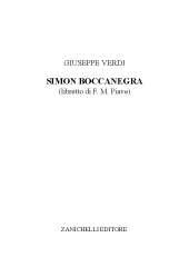 eBook, Simon Boccanegra, Zanichelli