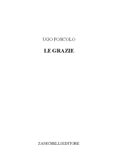 E-book, Le Grazie, Foscolo, Ugo., Zanichelli