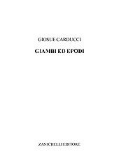eBook, Giambi ed Epodi, Carducci, Giosue, Zanichelli