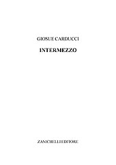 eBook, Intermezzo, Carducci, Giosue, Zanichelli