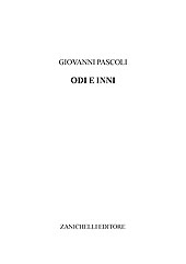eBook, Odi e Inni, Pascoli, Giovanni, Zanichelli