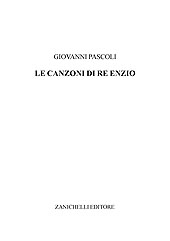 E-book, Le canzoni di re Enzio, Zanichelli
