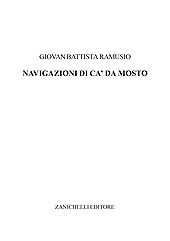 eBook, Navigazioni di Alvise da Ca' da Mosto, Ramusio, Giovan Battista, Zanichelli