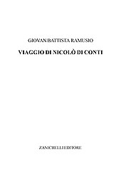 E-book, Viaggio di Nicolò de' Conti, Zanichelli