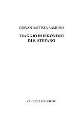 eBook, Viaggio di Ieronimo da Santo Stefano, Ramusio, Giovan Battista, Zanichelli