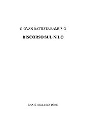 E-book, Discorsi sul Nilo di Ramusio e Fracastoro, Ramusio, Giovan Battista, Zanichelli