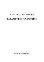 E-book, Relazione di Iuan Gaetan, Ramusio, Giovan Battista, Zanichelli
