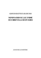 E-book, Sommario della Istoria dell'Indie occidentali di G. F. d'Oviedo, Ramusio, Giovan Battista, Zanichelli