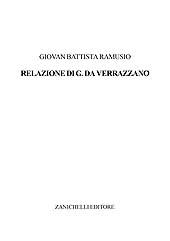 eBook, Relazione di Giovanni da Verazzano, Ramusio, Giovan Battista, Zanichelli