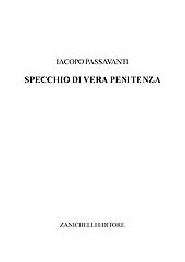 E-book, Specchio di vera penitenza, Zanichelli