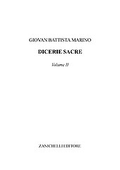 E-book, Dicerie sacre : volume II, Marino, Giovan Battista, Zanichelli