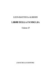 E-book, Libri della famiglia : volume II, Alberti, Leon Battista, Zanichelli