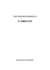 E-book, Il Principe, Machiavelli, Niccolò, Zanichelli