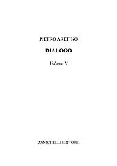 eBook, Dialogo : volume II, Aretino, Pietro, Zanichelli