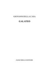 E-book, Galateo, Della Casa, Giovanni, Zanichelli