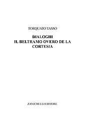 E-book, Il Beltramo overo de la Cortesia, Tasso, Torquato, Zanichelli