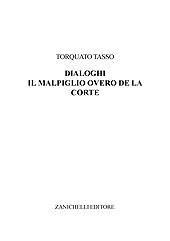 eBook, Il Malpiglio I overo de la Corte, Zanichelli