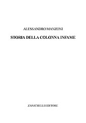 E-book, Storia della colonna infame, Zanichelli