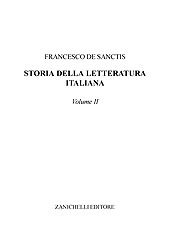 E-book, Storia della letteratura italiana : volume II, Zanichelli