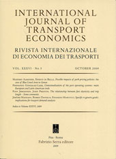 Artículo, Specific vs Generic Goods : Implications for Transport Demand Analysis, La Nuova Italia  ; RIET  ; Fabrizio Serra