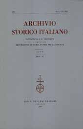 Fascicolo, Archivio storico italiano : 622, 4, 2009, L.S. Olschki