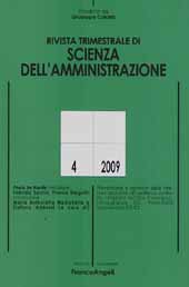 Fascicule, Rivista trimestrale di scienza della amministrazione. OTT./DIC., 2009, Franco Angeli