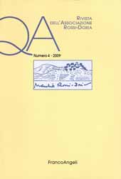 Issue, QA : Rivista dell'Associazione Rossi-Doria. Fascicolo 4, 2009, Franco Angeli