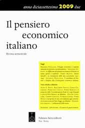 Artículo, A proposito di una serie dedicata agli economisti toscani a cura di Piero Roggi : un dibattito, Istituti editoriali e poligrafici internazionali  ; Fabrizio Serra