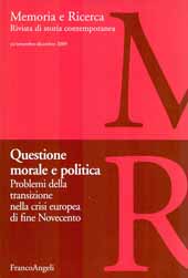 Fascicule, Memoria e ricerca : rivista di storia contemporanea. Fascicolo 32, 2009, Società Editrice Ponte Vecchio  ; Carocci  ; Franco Angeli