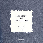 E-book, Memoria di Shakespeare : 6, 2008, Bulzoni