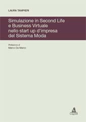 E-book, Simulazione in Second life e business virtuale nello start up d'impresa del sistema moda, Tampieri, Laura, CLUEB