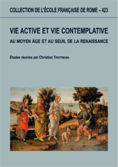 eBook, Vie active et vie contemplative au Moyen Âge et au seuil de la Renaissance, École française de Rome