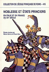 eBook, Noblesse et États princiers en Italie et en France au XVe siècle, École française de Rome