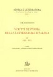 E-book, Scritti di storia della letteratura italiana, Dionisotti, Carlo, 1908-1998, Edizioni di storia e letteratura