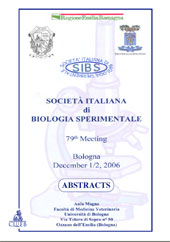 E-book, 79th meeting : Bologna, December 1/2, 2006 2006 : abstracts : Aula magna, Facoltà di veterinaria : Alma mater studiorum, Università di Bologna, CLUEB